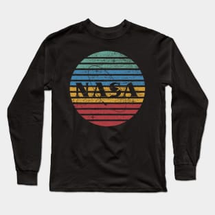 Vintage sunset nasa Long Sleeve T-Shirt